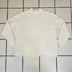 Haven Well Within Cozy Women's White Turtleneck Sweater